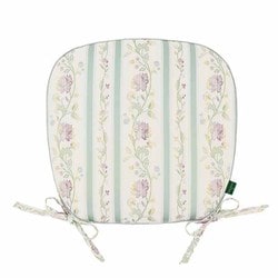 MINTON ハドンホール フラワーリボン シートクッション 45×43cm グリーン LN1221 98G