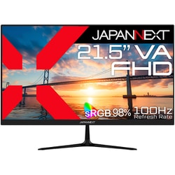 液晶モニター/21.5型/フルHD（1920×1080）/VAパネル/非光沢/HDMI×1 VGA×1/スピーカー内蔵/2年保証 JN-V215F2