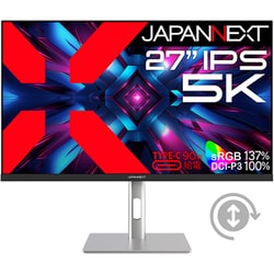 液晶モニター/27型/5K（5120×2880）/IPS（ADS）パネル/非光沢/HDR対応/HDMI×1 DP×1 USB-C×1/スピーカー内蔵/2年保証 JN-IPS275K-HSPC9