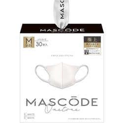 MASCODE マスコード 大容量 30枚入り 不織布マスク M ホワイト