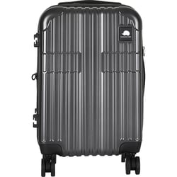 スーツケース SCANDINAVIAN FOREST 54cm 拡張タイプ 旅行日数目安：1～3泊 33L/拡張時38L TSAロック搭載 機内持ち込み可 ドリンクホルダー sfrs-2402 S チャコールグレー
