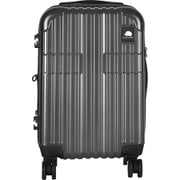 スーツケース SCANDINAVIAN FOREST 54cm 拡張タイプ 旅行日数目安:1泊 38L Sサイズ TSAロック搭載 機内持ち込み可 ドリンクホルダー キャスターロック付き チャコールグレー SFRS-2402-S-CGY