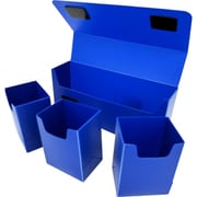 BR-0056 BRトリプルデッキBOX ブルー [トレーディングカード用品]