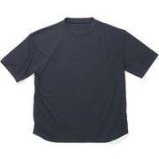 汗染み軽減 オーバーサイズ5分袖 クールTシャツ チャコール Lサイズ FB-710