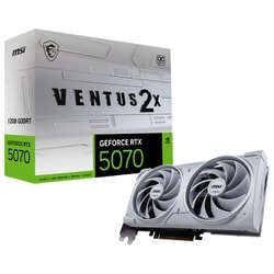 GeForce RTX 5070 12G VENTUS 2X OC WHITE グラフィックボード GeForce RTX 5070 12G VENTUS 2X OC WHITE