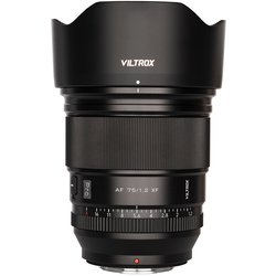 Viltrox AF 75mm F1.2 PRO STM ED IF [単焦点レンズ　富士フイルムXマウント ブラック]