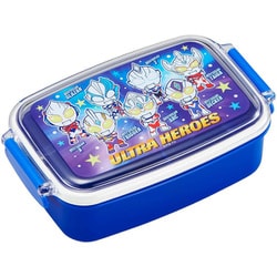 ランチボックス 弁当箱 1段 500ml ULTRAHEROES ウルトラヒーローズ ウルトラマン 抗菌 Ag 電子レンジ対応 食洗機対応 仕切付 幅16.9×奥行10.4×高さ5.8cm 日本製 PL-1R
