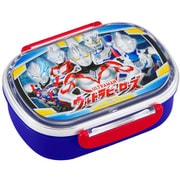 PCR-7 [ランチボックス 弁当箱 1段 ウルトラヒーローズ ウルトラマン 360ml 中子付 抗菌 Ag 電子レンジ対応 食洗機対応 幅14×奥行11.3×高さ5cm 日本製]