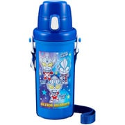 水筒 ボトル ウルトラヒーローズ ウルトラマン 600ml 直飲み ワンタッチオープン 抗菌 Ag 肩掛け 幅10×奥行8.5×高さ22.7cm 日本製 SC-600B