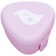 おにぎり ケース 大容量 290ml にぎらずに作れる 押し型付 電子レンジ対応 推し活 少食 ピンク 幅10.9×奥行10.6×高さ5.6cm 日本製 LS-20