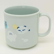 C-1 [プラカップ コップ 200ml シナぷしゅ 抗菌 Ag 電子レンジ対応 食洗機対応 幅9.3×奥行7.2×高さ7.2cm 日本製]