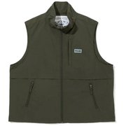 SHIRRING NYLON VEST メンズ ベスト OLIVE Mサイズ 251MCV0002