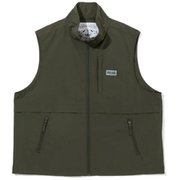 SHIRRING NYLON VEST メンズ ベスト OLIVE Lサイズ 251MCV0002