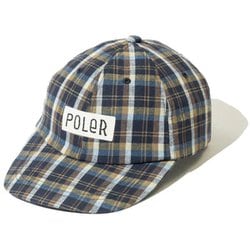 CHECK BASEBALL CAP キャップ NAVY 251MCV0102