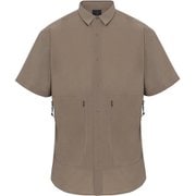 SS Ventilation Shirt メンズ シャツ グレージュ Lサイズ 011120