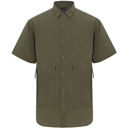 SS Ventilation Shirt メンズ シャツ オリーブ Lサイズ 011120