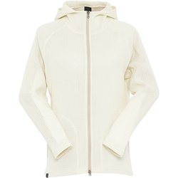 Women's Ventilation Knit Hoodie レディース フリース ボーンホワイト Lサイズ 011127