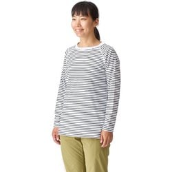 Women's Sunproof Border LS Tee レディース カットソー BLK/WHT Sサイズ 011110