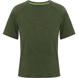 ウールｘテンセルショートスリーブティー メンズ カットソー ライフルグリーン XLサイズ 011061