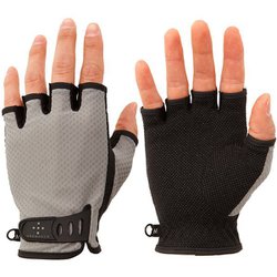 ベンチレーションフィンガーカットグローブ グローブ グレイ Lサイズ 013098