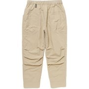 タッサーナイロンのパンツ ユニセックス ロングパンツ ベージュ サイズ四(Lサイズ) 022037
