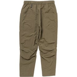 タッサーナイロンのパンツ ユニセックス ロングパンツ オリーブネズミ サイズ四（Lサイズ） 022037