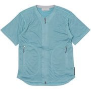 オクタの半袖カーディガン ユニセックス カーディガン ミズイロ サイズ三(Mサイズ) 021095