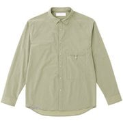 ソフトシェルのショートカラーシャツ ユニセックス シャツ ヤマバトイロ サイズ三（Mサイズ） 021098