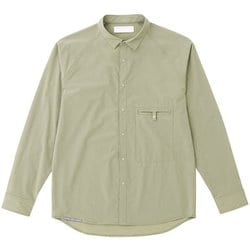 ソフトシェルのショートカラーシャツ ユニセックス シャツ ヤマバトイロ サイズ四（Lサイズ） 021098