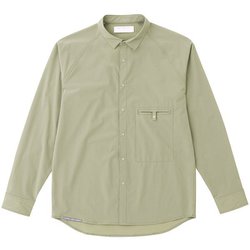 ソフトシェルのショートカラーシャツ ユニセックス シャツ ヤマバトイロ サイズ五（XLサイズ） 021098