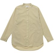 軽くて涼しいロングシャツ ユニセックス シャツ アオシロツルバミ サイズ二(Sサイズ) 021101