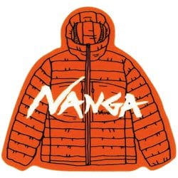 ナンガ×ウシオダヒロアキ ステッカー（DOWN JKT） ロゴステッカー ULTILIGHT N004805