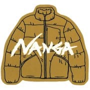 ナンガ×ウシオダヒロアキ ステッカー(DOWN JKT) ロゴステッカー MAZENO N004805