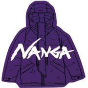 ナンガ×ウシオダヒロアキ ステッカー(DOWN JKT) ロゴステッカー BELAY N004805