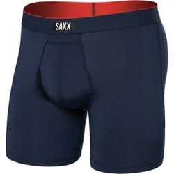 マルチスポーツ メッシュ ボクサー ブリーフ フライ メンズ 機能性スポーツウェア スポーツ用アンダーショーツ NVY Lサイズ SXBB75F