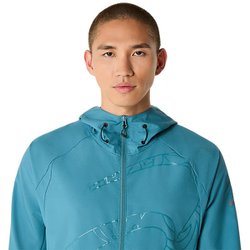 asics ATLANTIS BLUE フーディージャケット クールアクティモーションクロスフーディージャケット