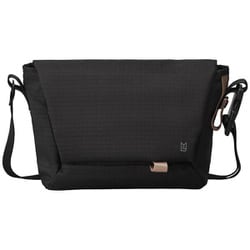 MLS940-BK [Hutte メッセンジャー バッグ S ポーチ付き 500mlペットボトルも入る 撥水 軽量 ブラック]