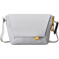 MLS940-LGY [Hutte メッセンジャー バッグ S ポーチ付き 500mlペットボトルも入る 撥水 軽量 ライトグレー]