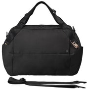 MLS944-BK [Hutte ボストン バッグ 約35L 日帰り ショート 旅行 向け ポーチ付き 撥水 軽量 収納 たっぷり 肩掛け 手持ち キャリーオン ブラック]