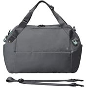 MLS944-DGY [Hutte ボストン バッグ 約35L 日帰り ショート 旅行 向け ポーチ付き 撥水 軽量 収納 たっぷり 肩掛け 手持ち キャリーオン ダークグレー]