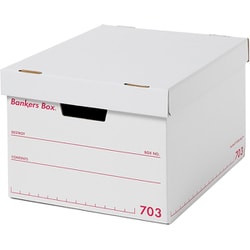 バンカーズボックス 703S ボックス レッド（1P） FE-1009601