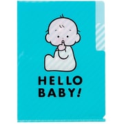 限定 2ポケットA5ファイル おおのたろう HELLOBABY 青 JD04091