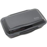 73704 [25 EDGE ランチボックス 弁当箱 ドーム型 1段 750ml ブラック 日本製]
