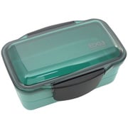 73712 [25 EDGE ランチボックス 弁当箱 ドーム型 2段 850ml グリーン 日本製]