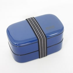 25 EDGE ランチボックス 弁当箱 オーバル 2段 800ml ブルー 日本製 73723