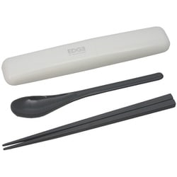 25 EDGE 箸＆スプーン コンビセット ホワイト 日本製 73745