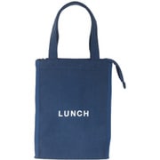 73658 [24 time for LUNCH 保冷バッグ ランチバッグ スクエア ブルー]