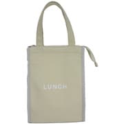 73659 [24 time for LUNCH 保冷バッグ ランチバッグ スクエア ベージュ]