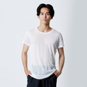 カルエアーアンダークルーネック半袖シャツ ホワイト Mサイズ C2JAB11101 M