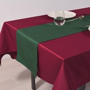 テーブルランナー・テーブルセンター (30cm×210cm) リバーシブルタイプ 綿100% 無地T/Cチノクロス・フォレストグリーン W2603630
